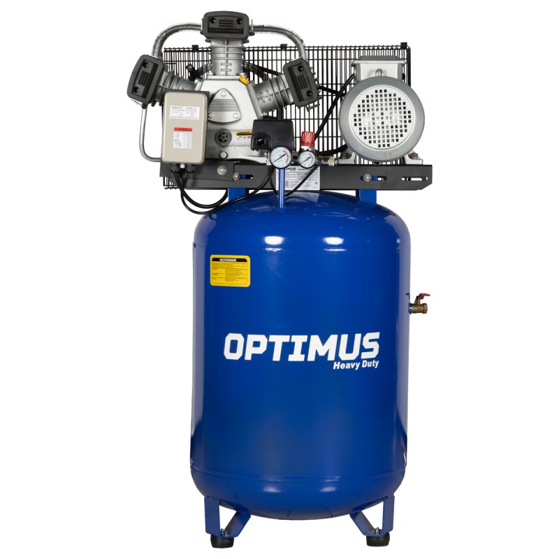 OPT-301558A Компрессор поршневой, вертикальный, 580 л/мин, 3.0 КВт, 380 В, ресивер 150 л Optimus 