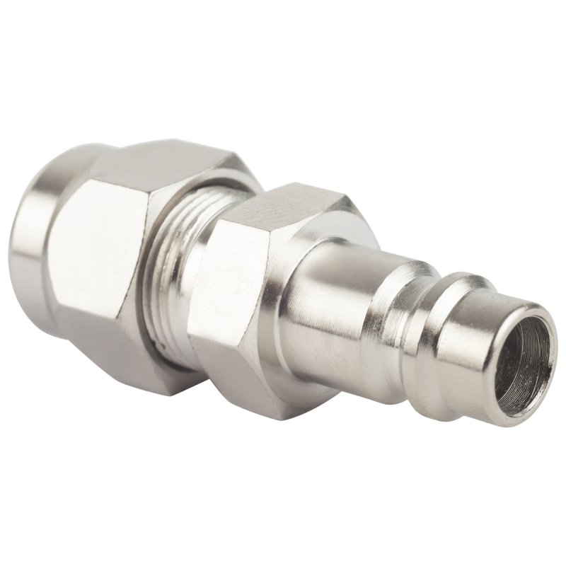 HRS-40PPA Harrison Штекер быстроразъемного соединения с обжимным креплением PU шланга ? 8х12 мм