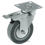 SCgb 42 Поворотная аппаратная колесная опора с тормозом с.р. д100 (VILS)