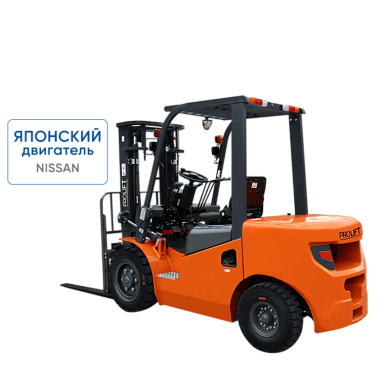 Бензиновый погрузчик CPQD35-RC1K2 с японским двигателем и тремя линиями гидравлики