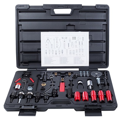 Набор для обслуживания компрессора кондиционера, кейс, 37 предметов МАСТАК 105-30037C