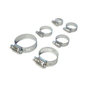 OPT-HT08 Хомуты червячные набор 6шт. 10-38 OPTIMUS