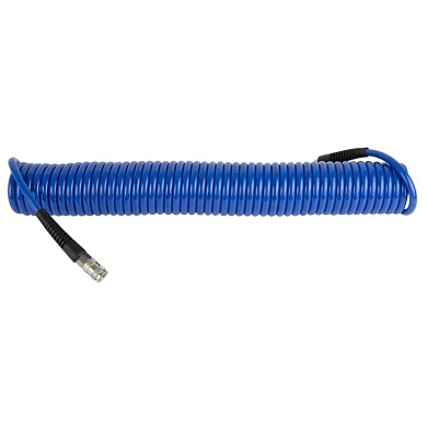 OPT-7812 Шланг пневматический спиральный с БРС, 12м, 8*12мм OPTIMUS