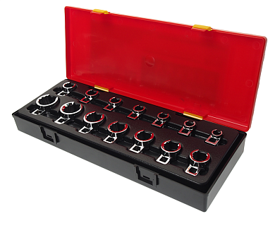 JTC-K6145 Набор насадок разрезных 3/8 (в кейсе) 14 предметов JTC
