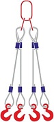 Строп канатный с 4 крюками 32Тх4М