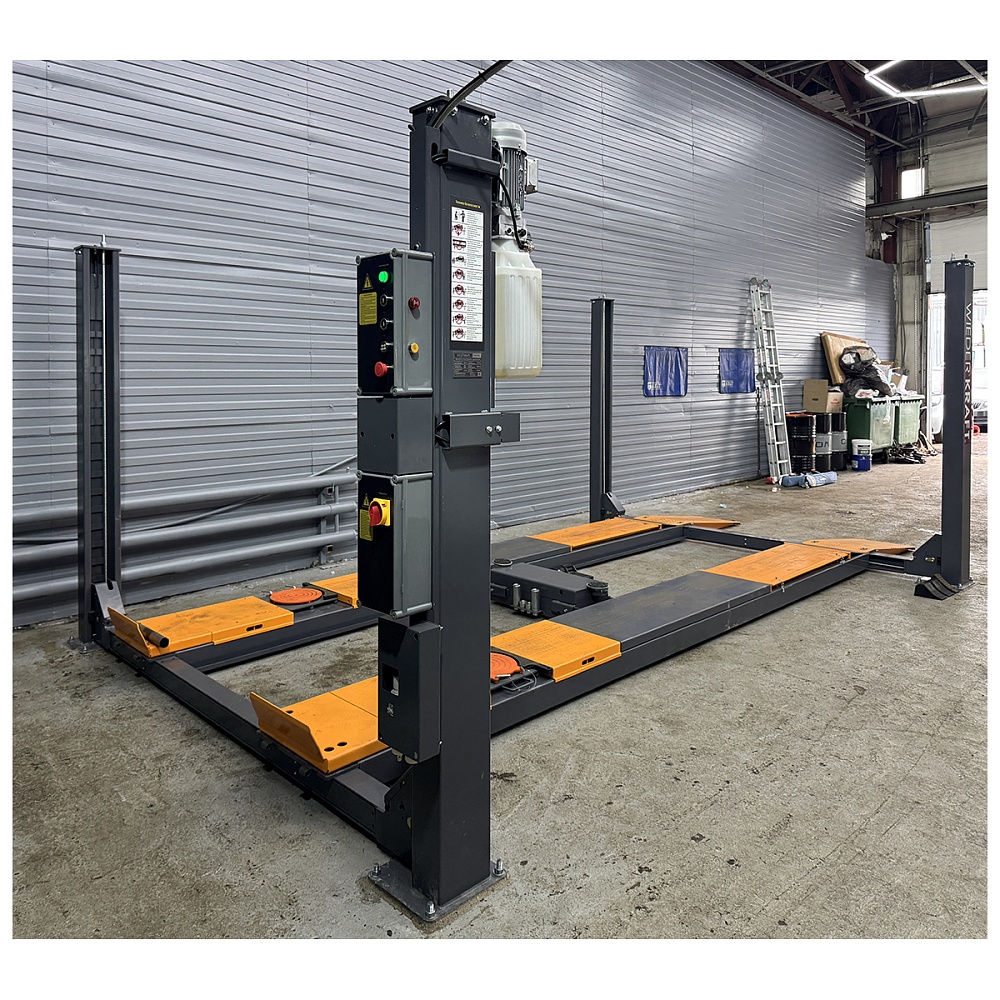 WiederKraft WDK-545 Четырехстоечный автомобильный подъемник г/п 5 тонн под сход-развал