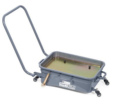 KraftWell KRW1851 Емкость для сбора отработанного масла, объем 65л, на колесах