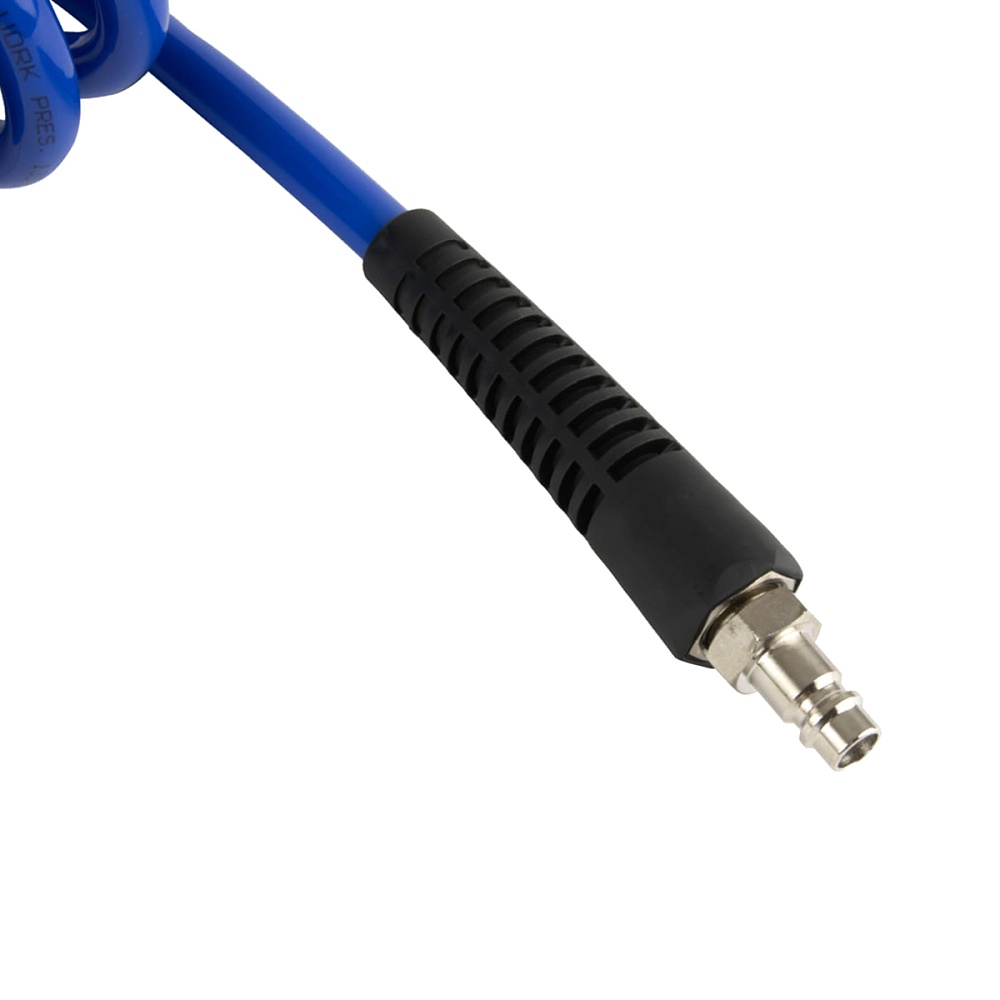 OPT-7812 Шланг пневматический спиральный с БРС, 12м, 8*12мм OPTIMUS