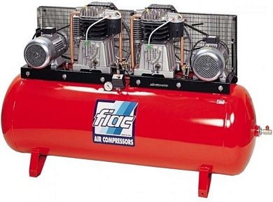 Компрессор поршневой тандемный серии FIAC 500.AB998ТБ REMEZA (Белоруссия): 2200 л/мин., 10 бар, ресивер 500 л., 7.5+7.5 кВт, 380В, габариты без упак. 2000х610х1250 мм, 350 кг.