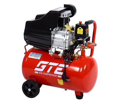 GTE-MK024180B Компрессор поршневой с прямым приводом 220В 180л/мин. ресивер-24л