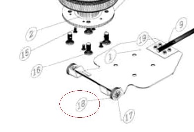 T08103B/18 Колесо нейлоновое