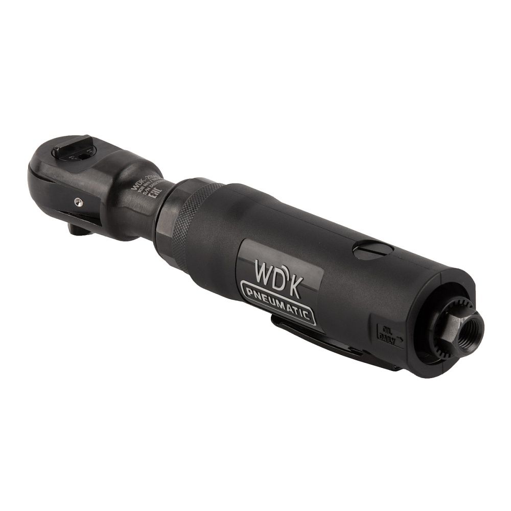 WDK-21345 Пневматическая трещотка 3/8”, 108 Нм, усиленная