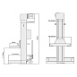 KraftWell KRW6M7.5 Колонны подкатные г/п 6х7,5 т. электромеханические